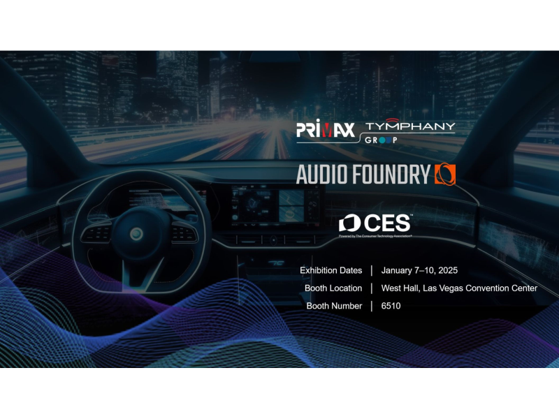 Audio Foundry技術合作聯盟組織亮相 CES 2025，致伸集團引領智慧車輛技術創新 聚焦智慧車輛創新，整合視覺、聲學與人機介面，提升智慧化駕駛與豐富的乘坐體驗